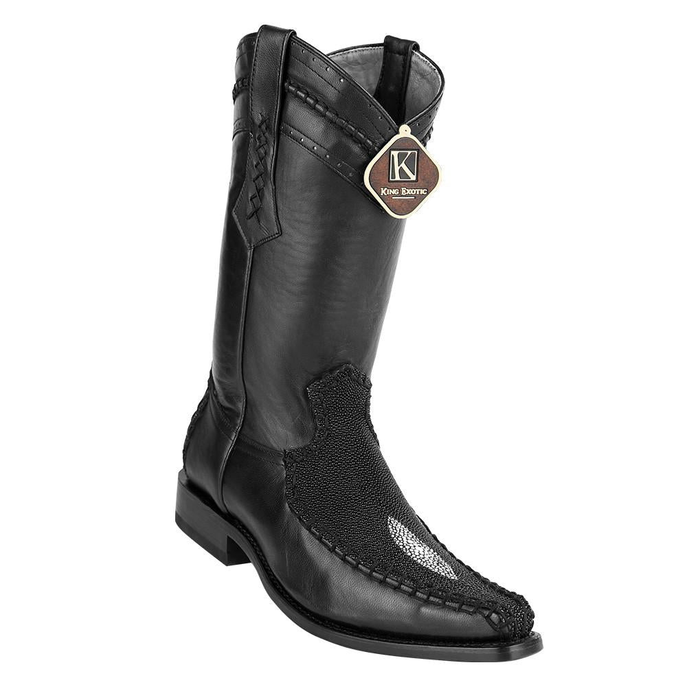 King Exotic Men's Stingray Single Stone European Toe Boot - 6EE