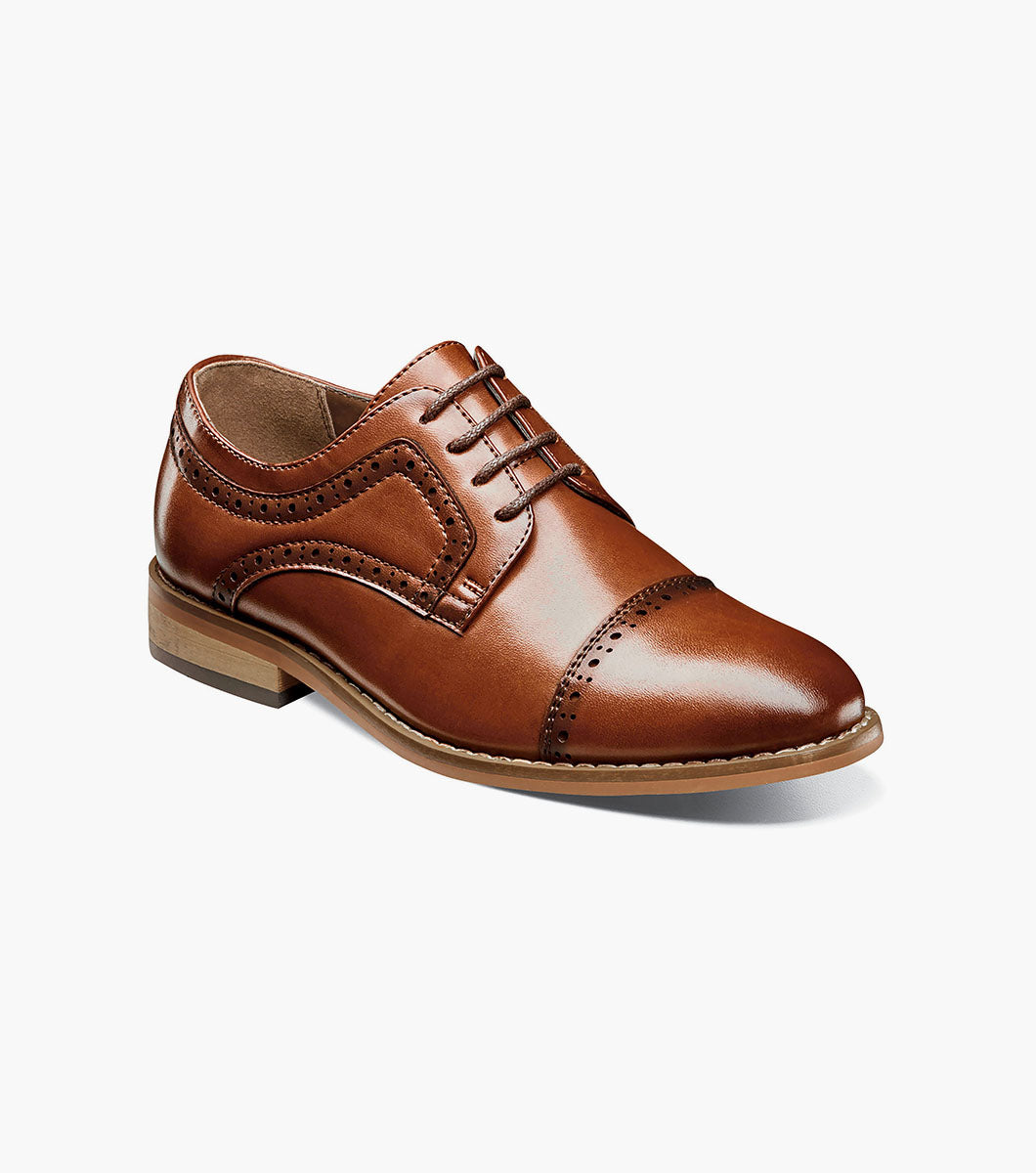 Stacy Adams Kids Dickinson Cap Toe Oxford by Stacy Adams Shoes - 11.5