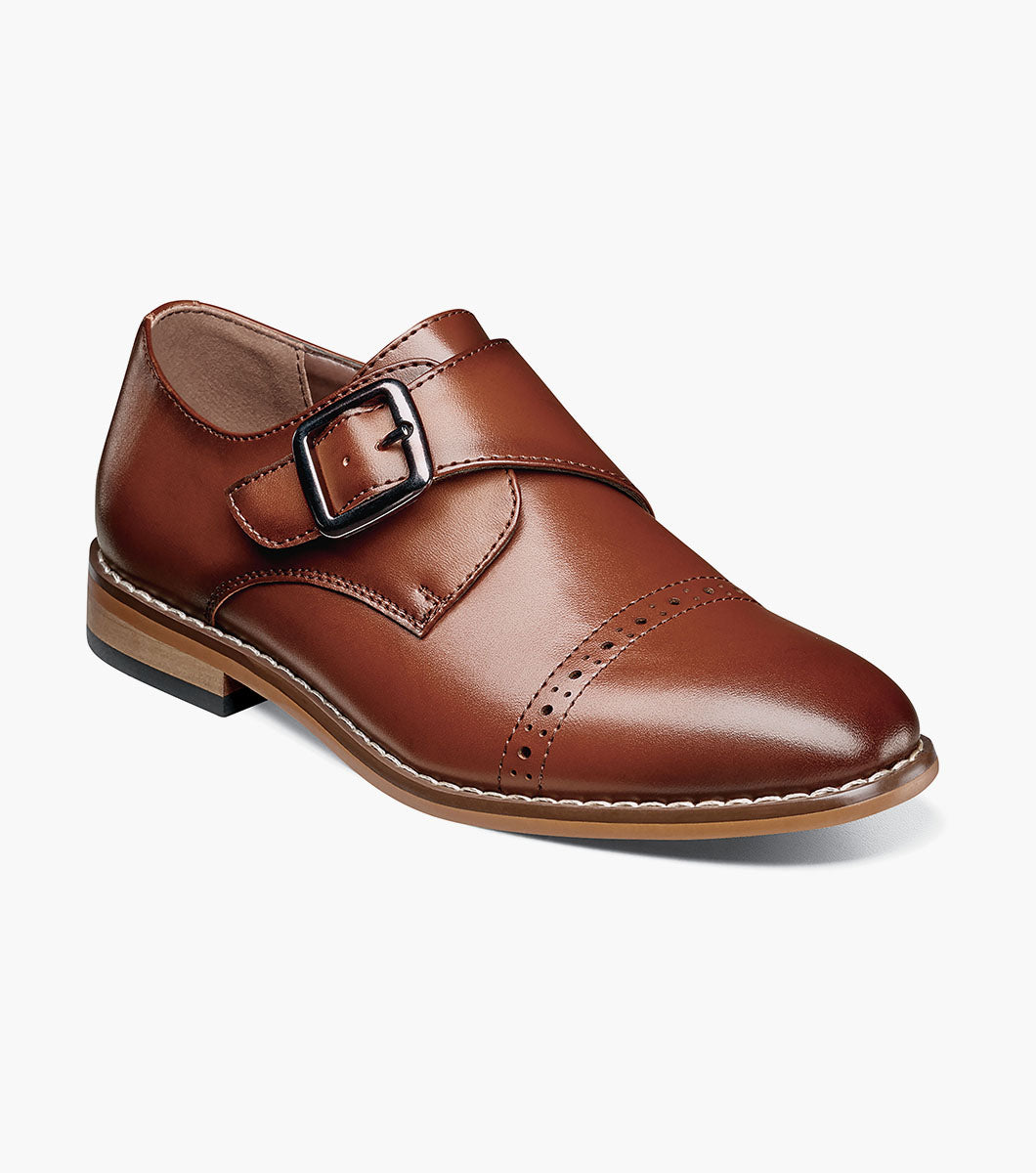 Stacy Adams Kids Desmond Cap Toe Monk Strap by Stacy Adams Shoes - 5