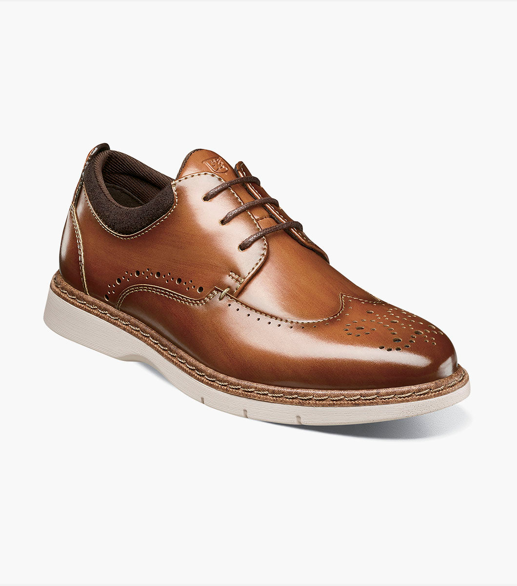 Stacy Adams Kids Synergy Wingtip Lace Up by Stacy Adams Shoes - 11