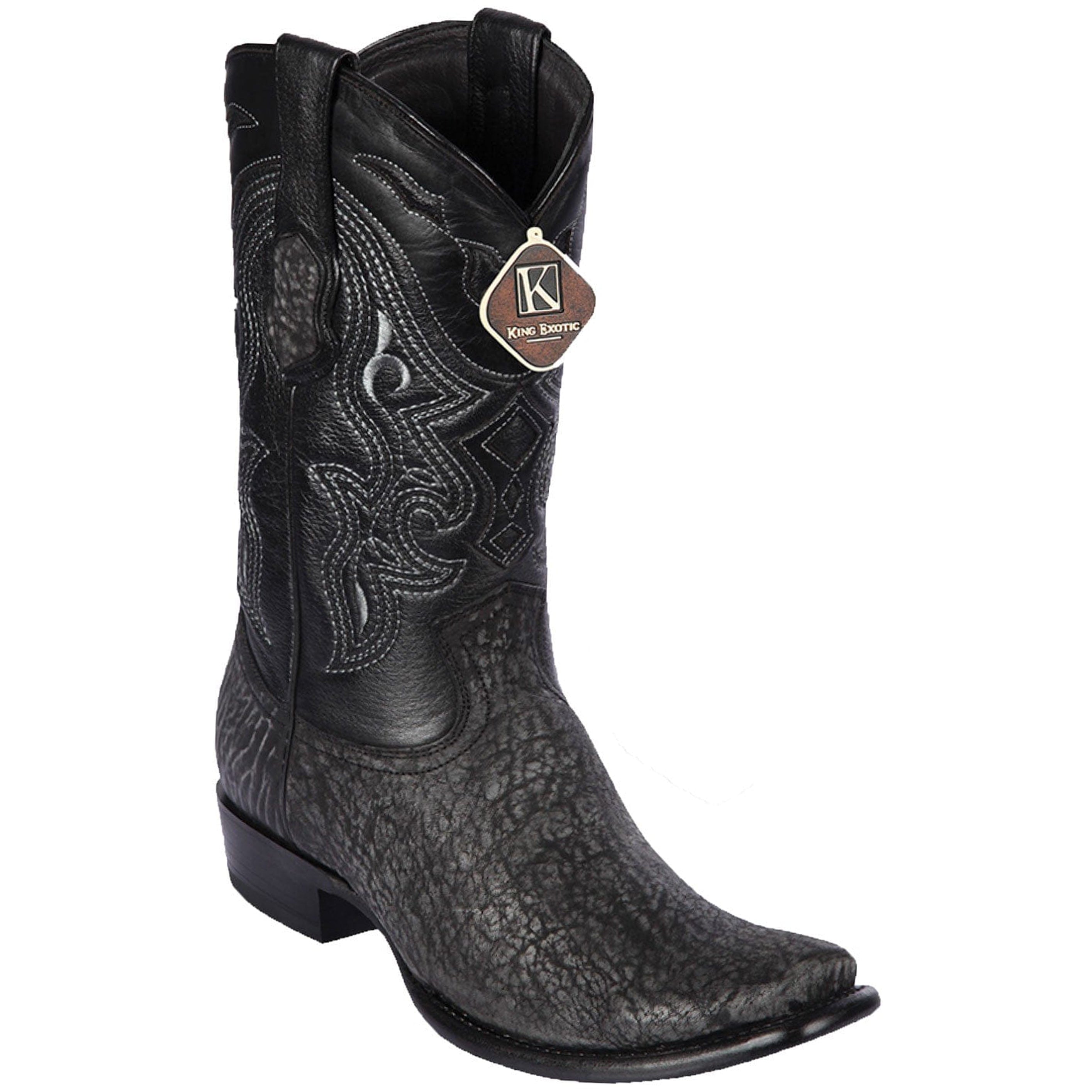Black Shark Skin Boots Dubai - EE