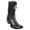 Men's King Exotic Caiman Belly Boots Dubai Toe Handcrafted Black Cherry (479B8218)