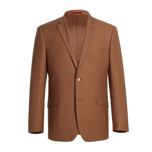 201-106 Men's 2-Piece Slim Fit Single Breasted Notch Lapel Suit