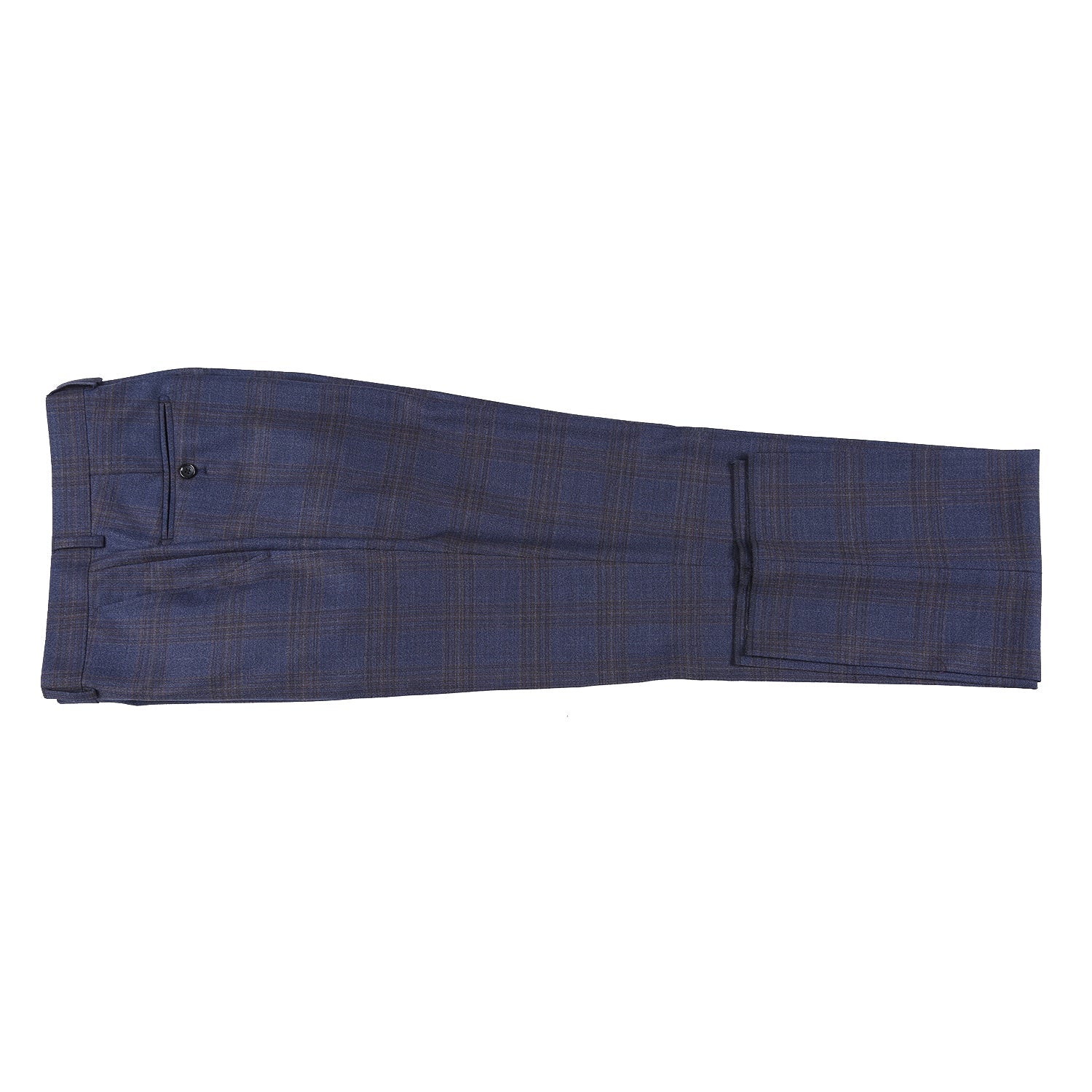 562-7 Men's 3-Piece Wool Stretch Checked Suits - 38Lx32W