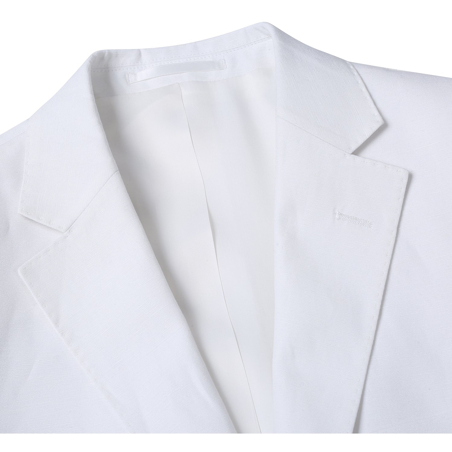 611-2 Men's New Slim Fit Checked Linen Suits - 38Lx32W