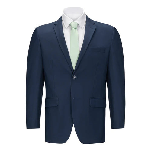 Mens Vested Midnight Blue Slim Fit Suit