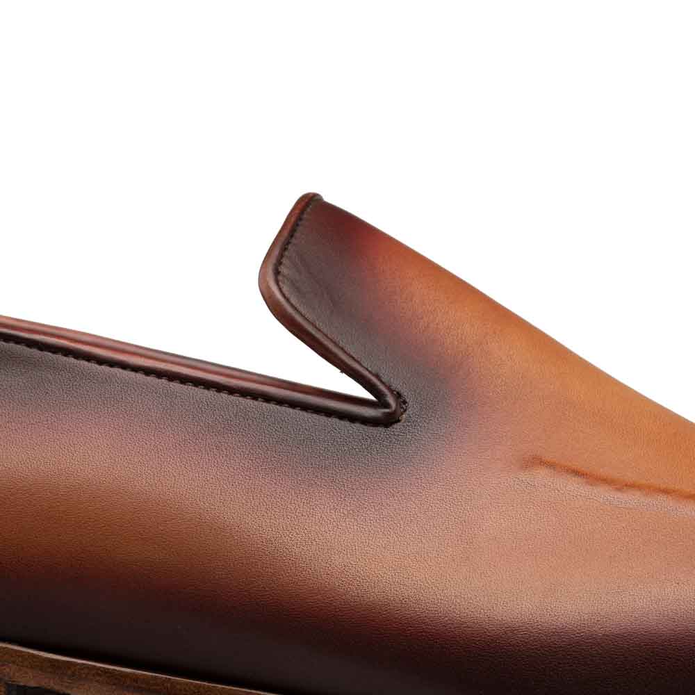 Mezlan Artisan Piped Loafer Tan / Rust - Medium