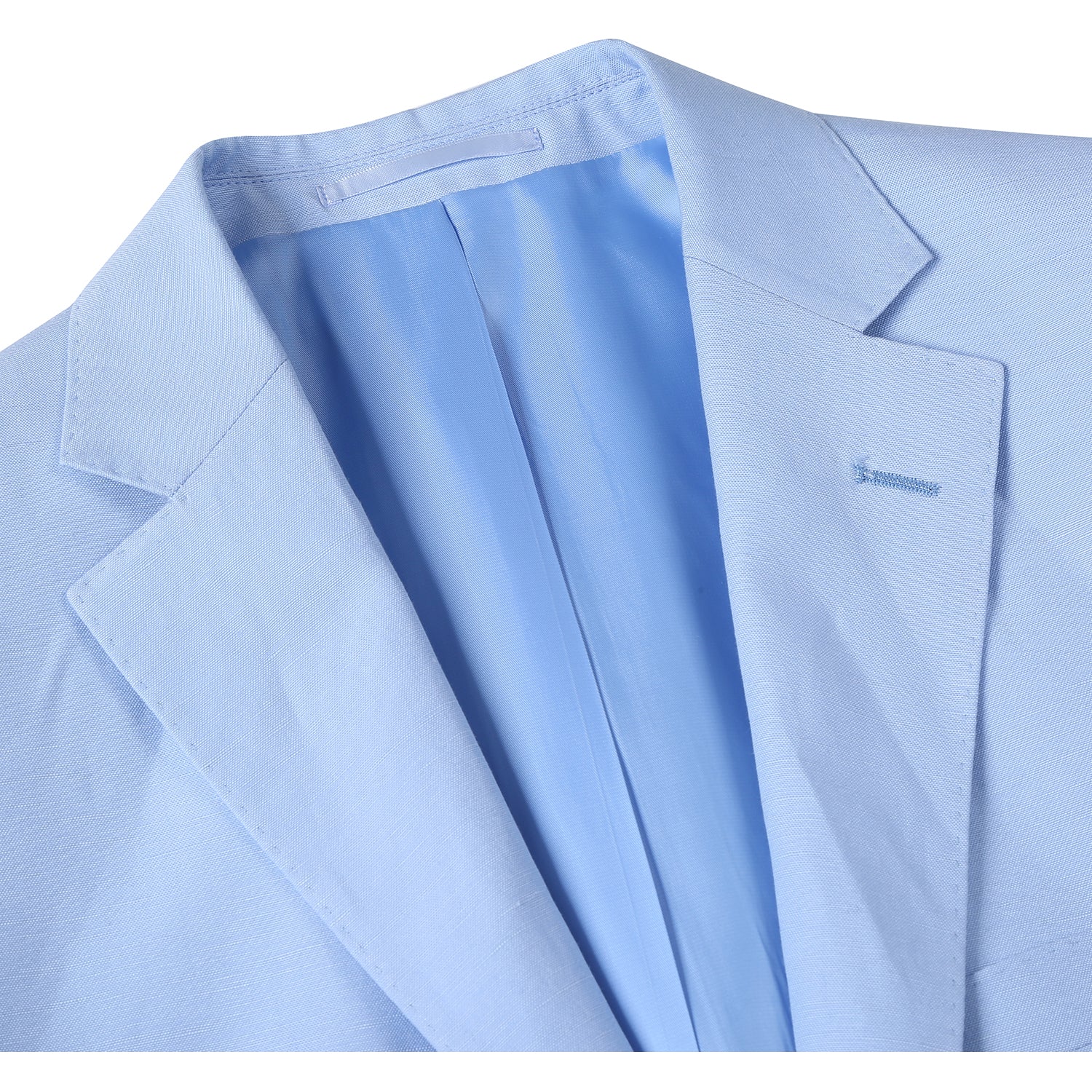 611-5 Men's New Slim Fit Checked Linen Suits - 38Lx32W