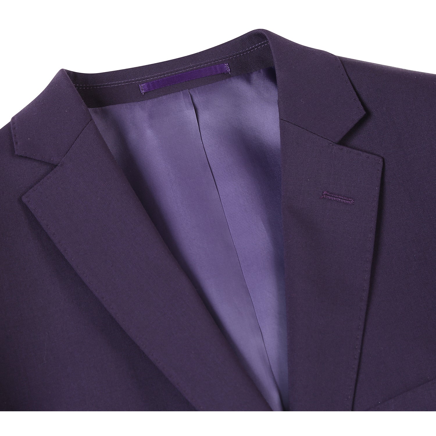 566-4 Men's Slim Fit Wool Suits - 38Lx32W