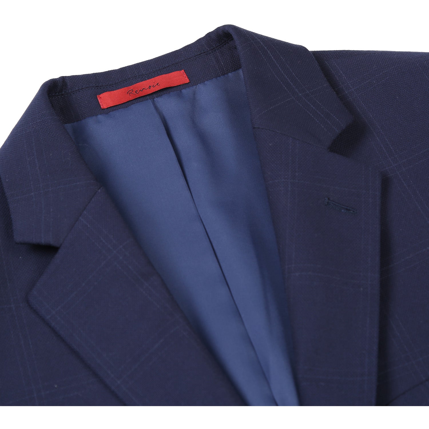 293-29 Men's Slim Fit Checked Suits - 38Lx32W