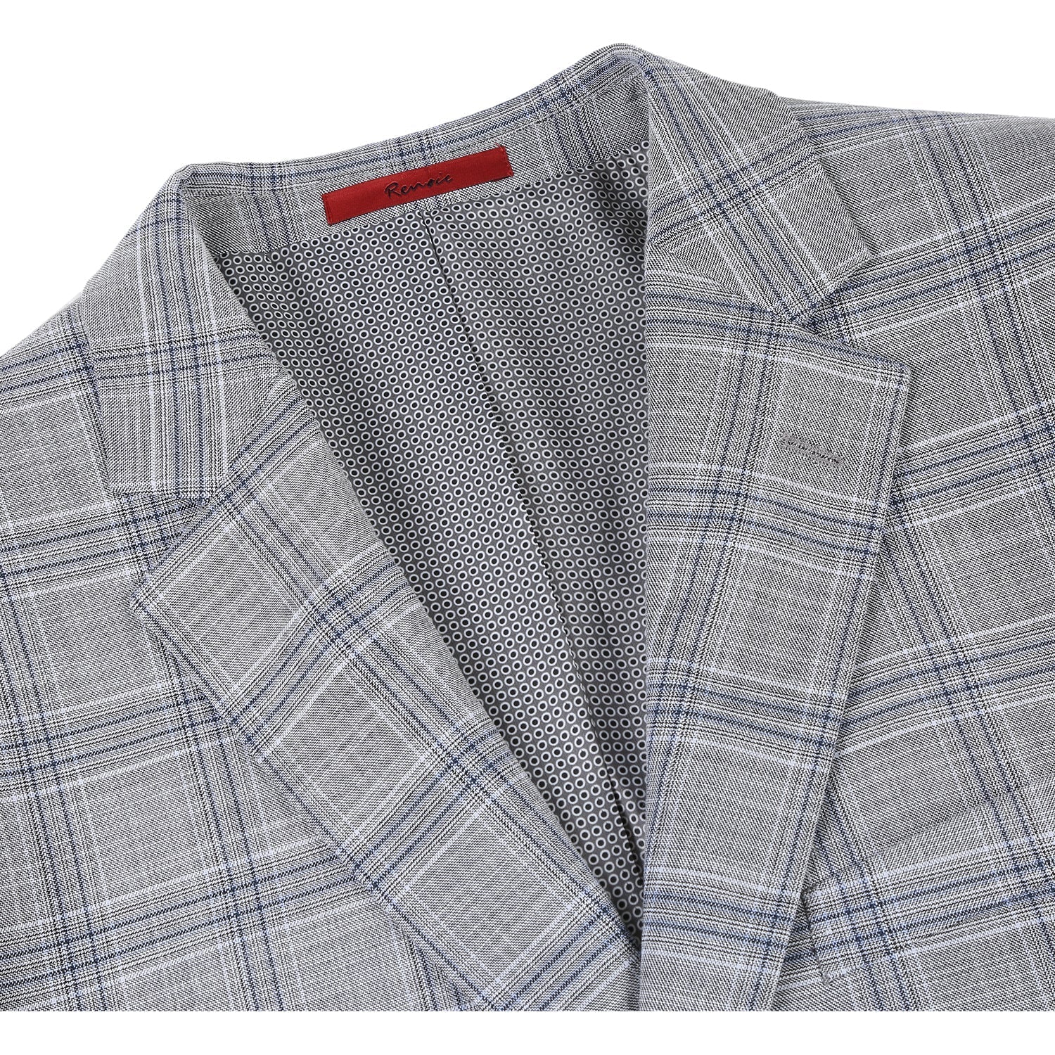 293-23 Men's Classic Fit Checked Suits - 38Lx32W