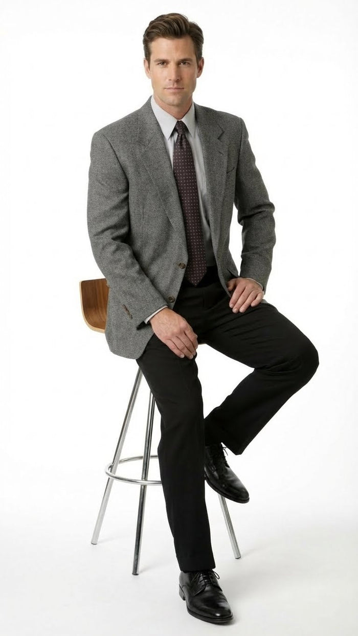 Mens Dark Grey Blazer Charcoal Grey Sport Coat Jacket