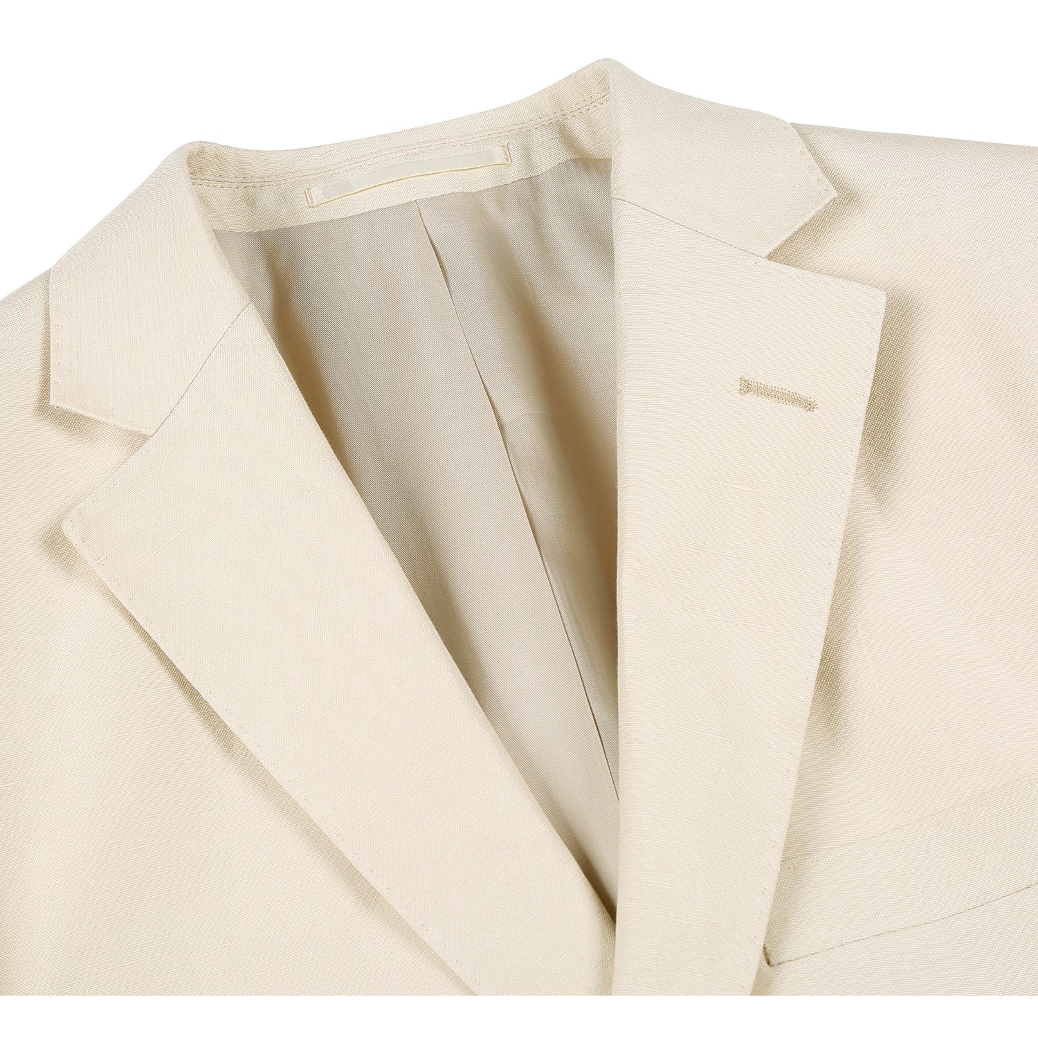 611-6 Men's New Slim Fit Checked Linen Suits - 38Lx32W