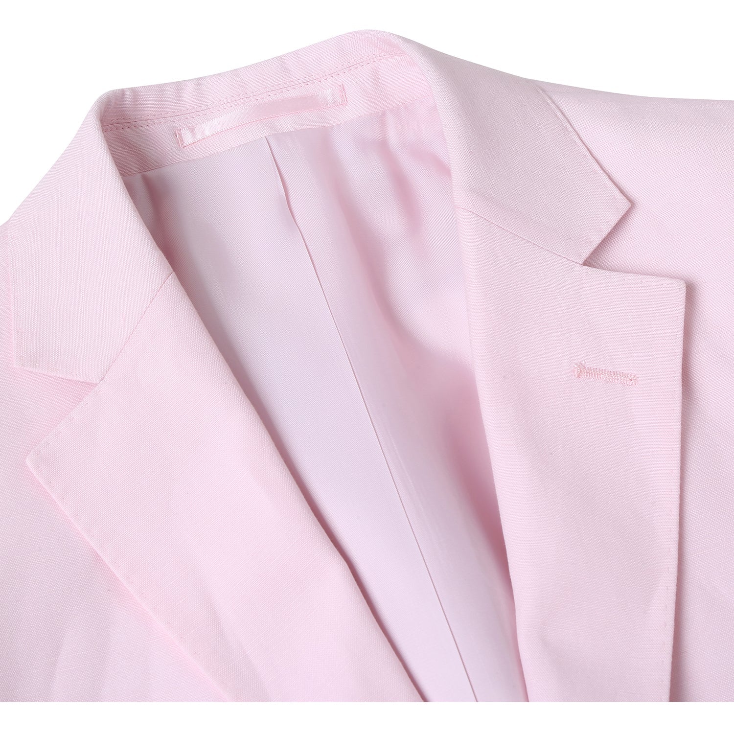 611-4 Men's New Slim Fit Checked Linen Suits - 38Lx32W