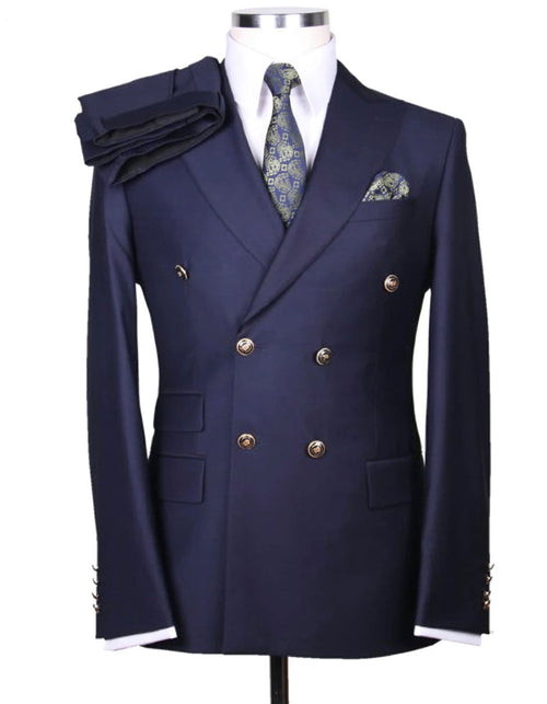 Gold Button Navy