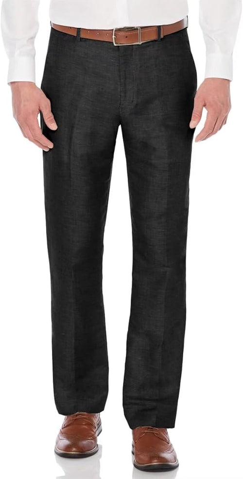 Casual Linen Suit Pants for Men – Breathable Beach Wedding Summer Trousers