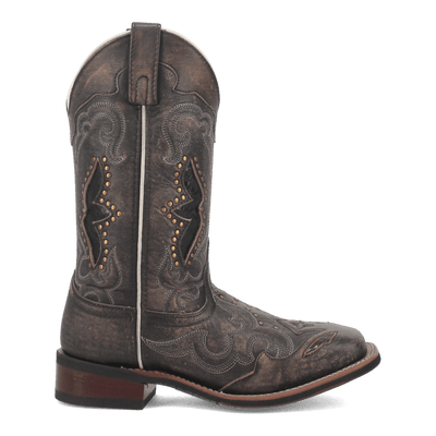 Laredo Spellbound Leather Boot - Luxe Black Ankle Boot