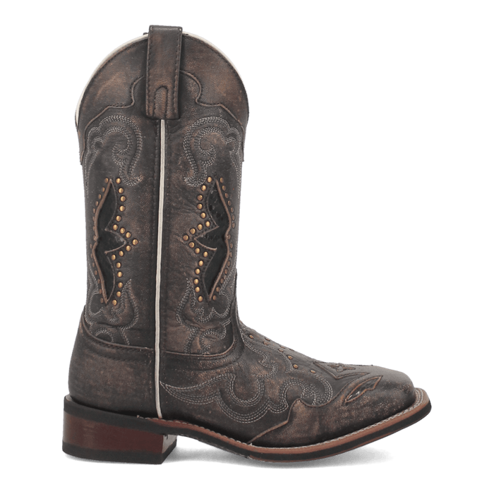 Laredo Spellbound Leather Boot - Luxe Black Ankle Boot