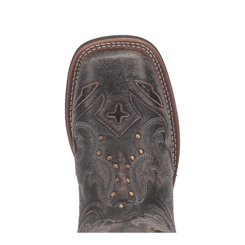 Laredo Spellbound Leather Boot - Luxe Black Ankle Boot