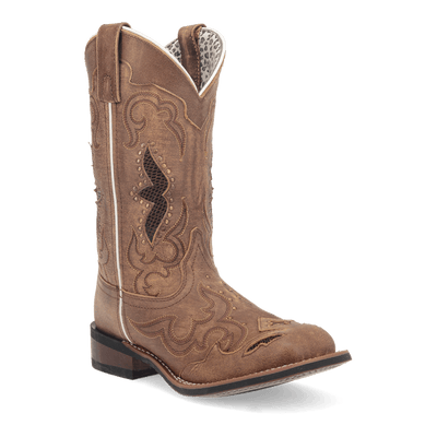 Laredo Spellbound Boot: Premium Leather Chelsea - Brown
