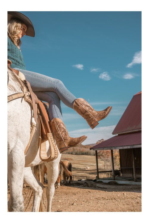 Laredo Spellbound Boot: Premium Leather Chelsea - Brown