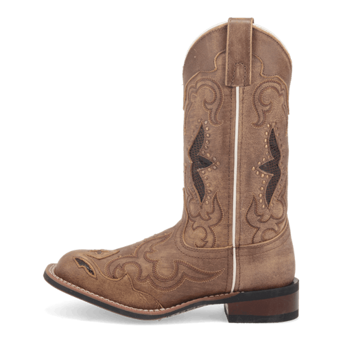 Laredo Spellbound Boot: Premium Leather Chelsea - Brown