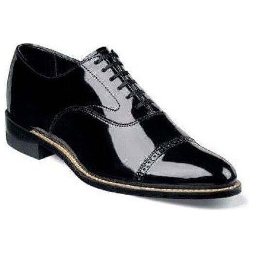 Stacy Adams Shoes Concorde Patent Leather Oxford Tuxedo Black 11003-01 - 6