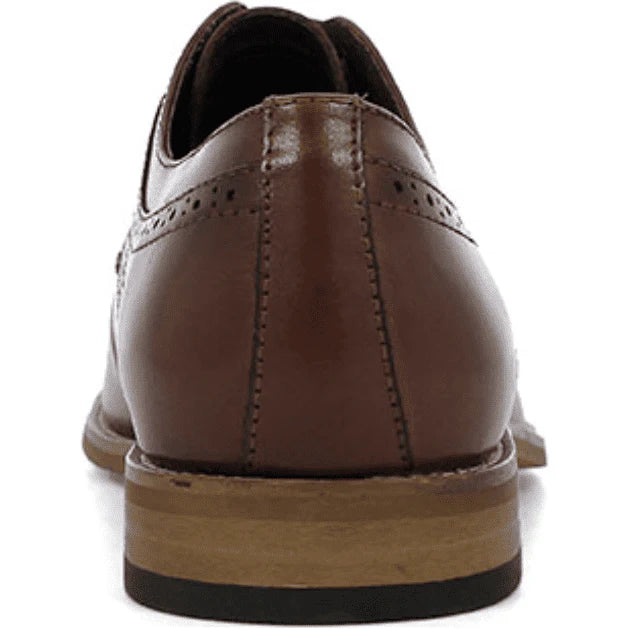 Shoes Stacy Adams Dickinson Cap Toe Oxford Cognac Leather 25066-221 - 6
