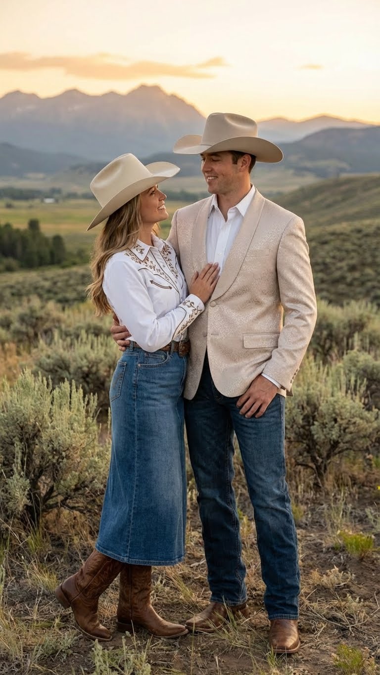 Men’s Tan Khaki Beige Cream Champaign Paisley Western Blazer Jacket, Embossed Dress Sport Coat for Wedding Party Rodeo Style - 36 Short