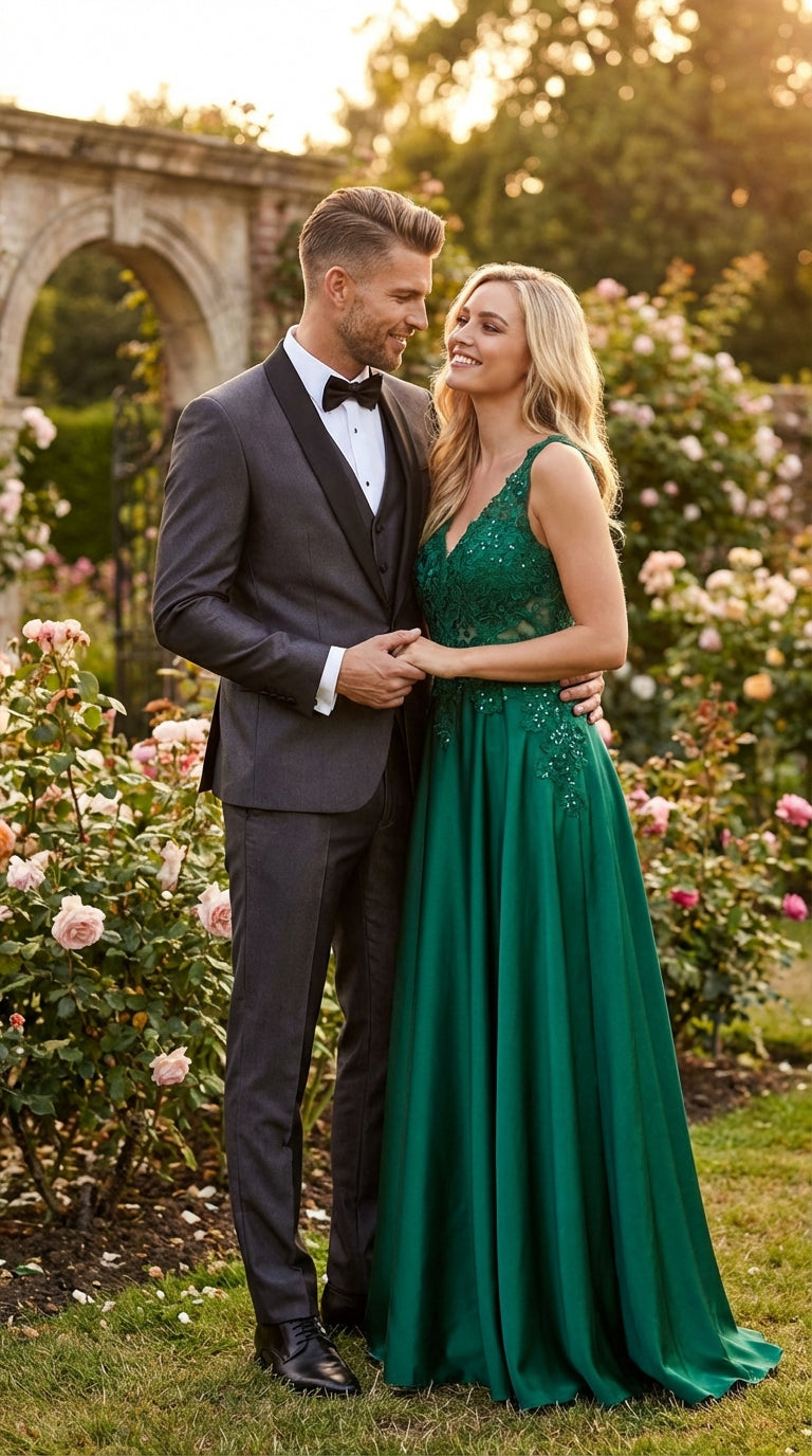 Men’s Shiny Sateen Charcoal Gray Tuxedo 3 Piece Suit with Black Shawl Lapel | Formal Wedding Prom Suit Sharkskin - 34 Short or Extra Small