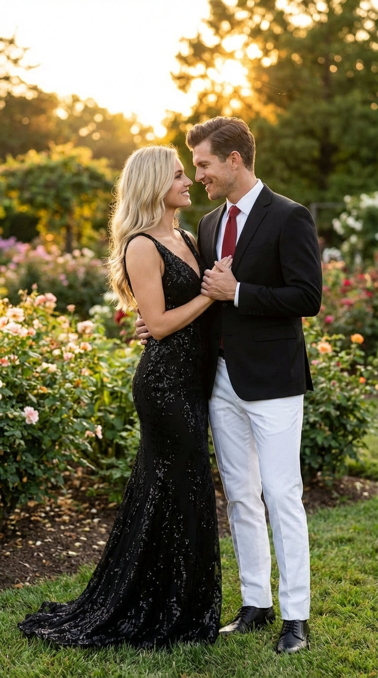 Men’s Solid Black Two Button Suit Jacket Blazer With White Pants | Black Blazer Sport Coat - Blazer