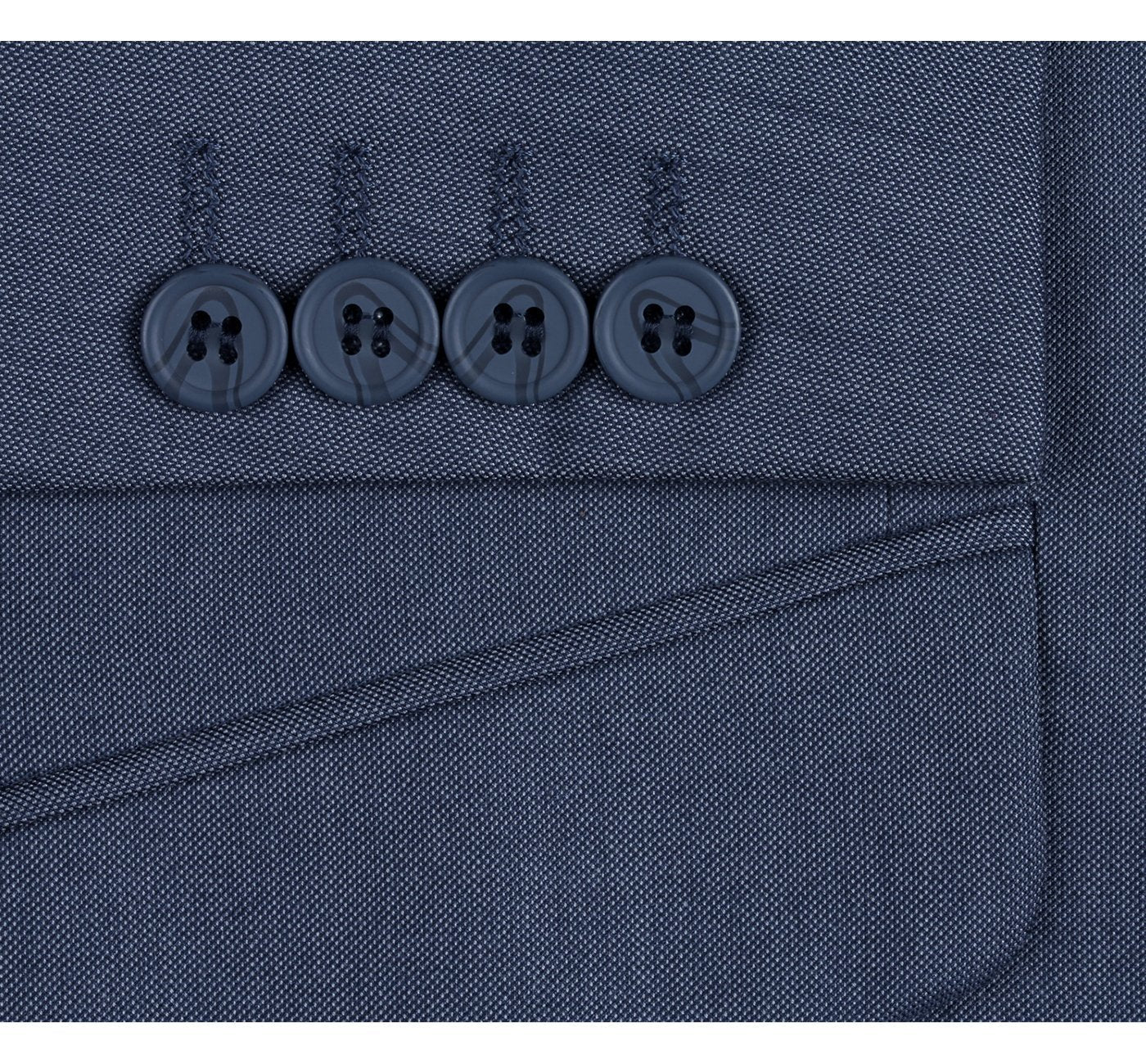203-19 Men's 2-Piece Slim Fit Single Breasted Notch Lapel Suit - 34Sx28W