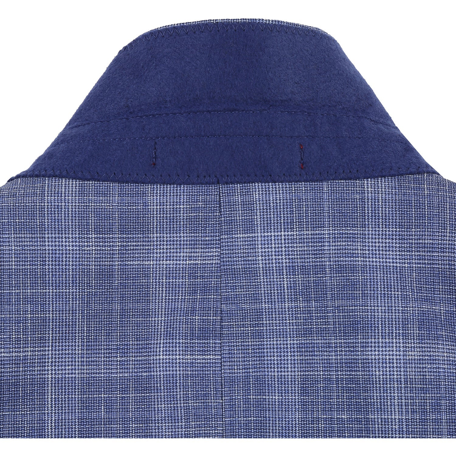 293-24 Men's Slim Fit Checked Suits - 38Lx32W