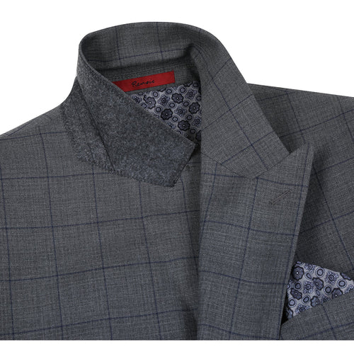 293-44 Men's Double-Breasted New Slim Fit Suits