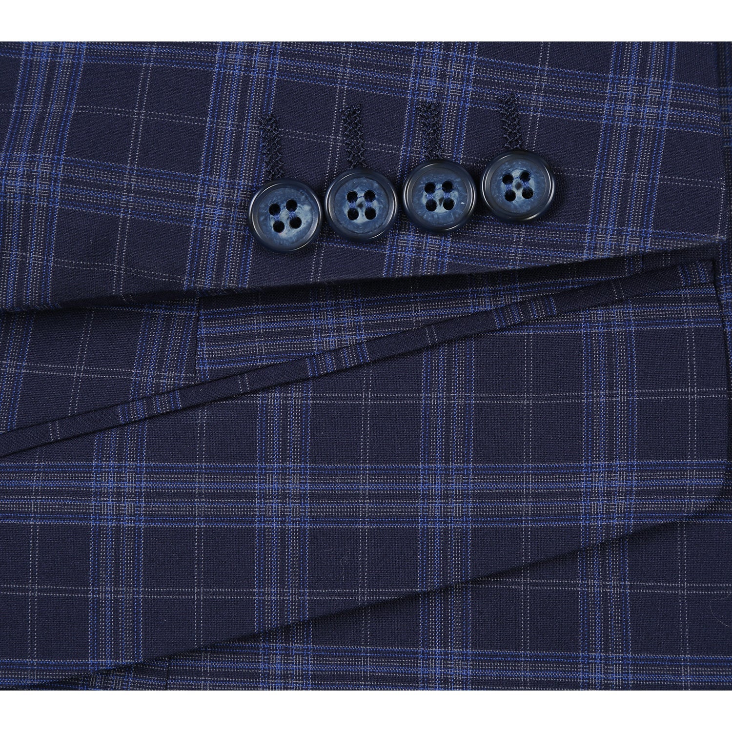 293-32 Men's Slim Fit Suits - 38Lx32W