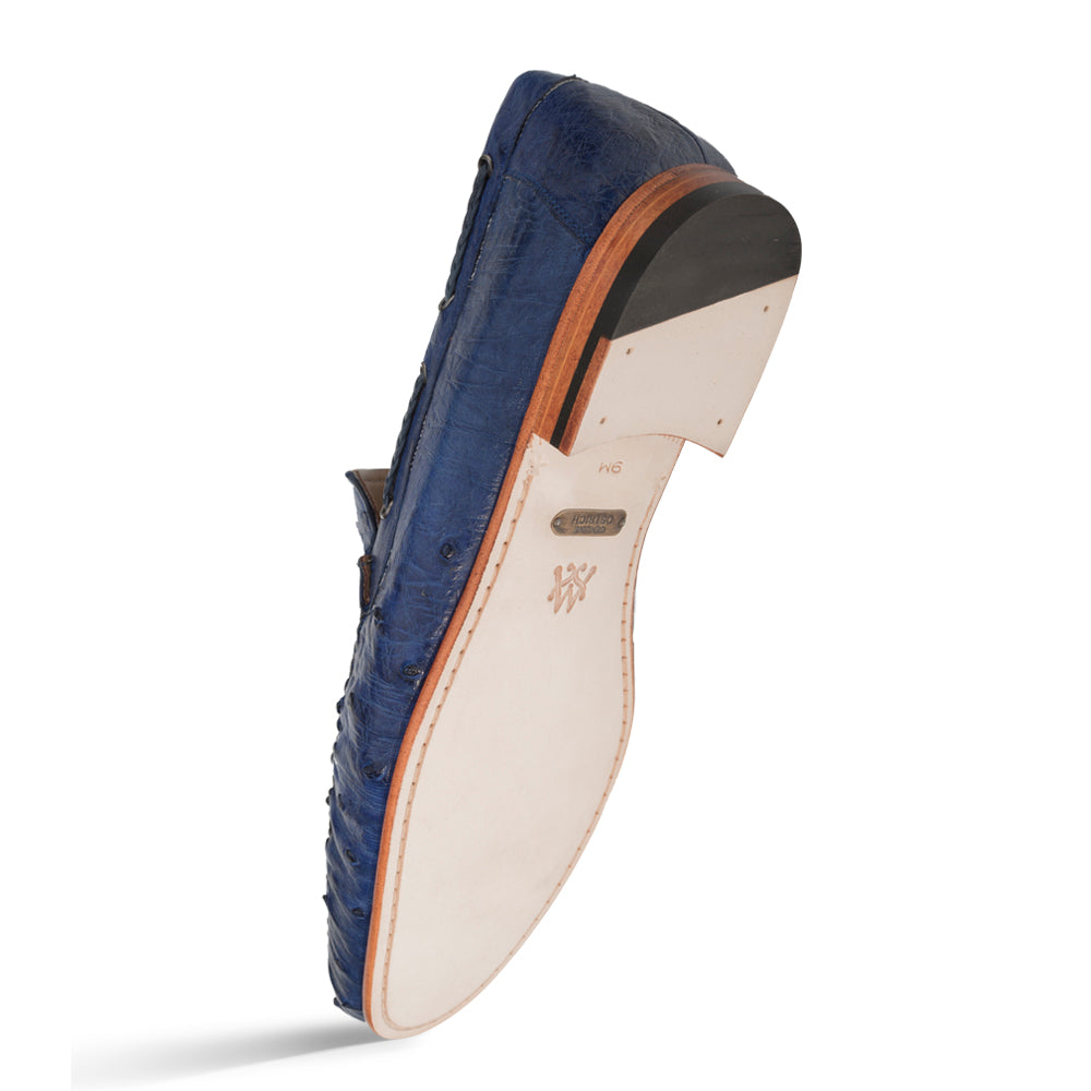 Mezlan Genuine Ostrich Moccasin Slip On - 8