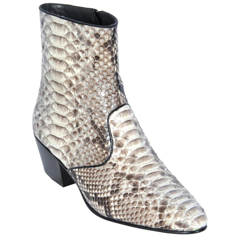 Mens Python Snakeskin Ankle Boots - EE