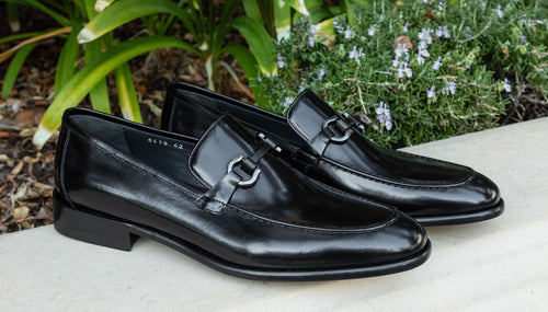 Corrente 6415 Calfskin Slip-On Loafer - Black - Image 2