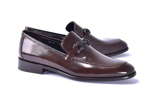 Corrente 6415 Calfskin Slip-On Loafer - Brown - Brown - Size 13