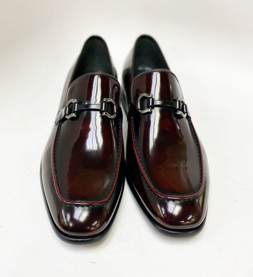 Corrente 6415 Calfskin Slip-On Loafer - Burgundy - Image 5