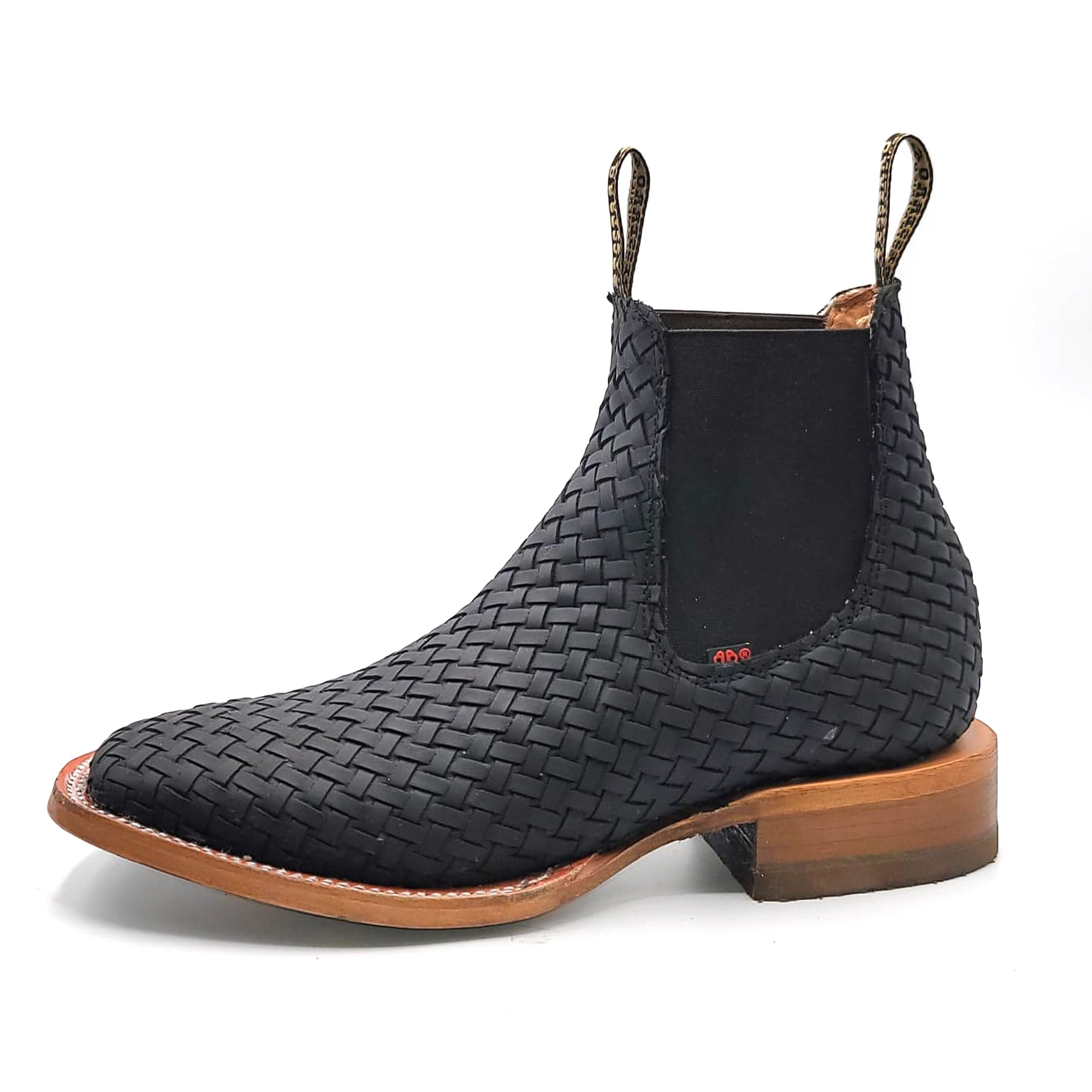 Black Petatillo Ankle Boot - Black