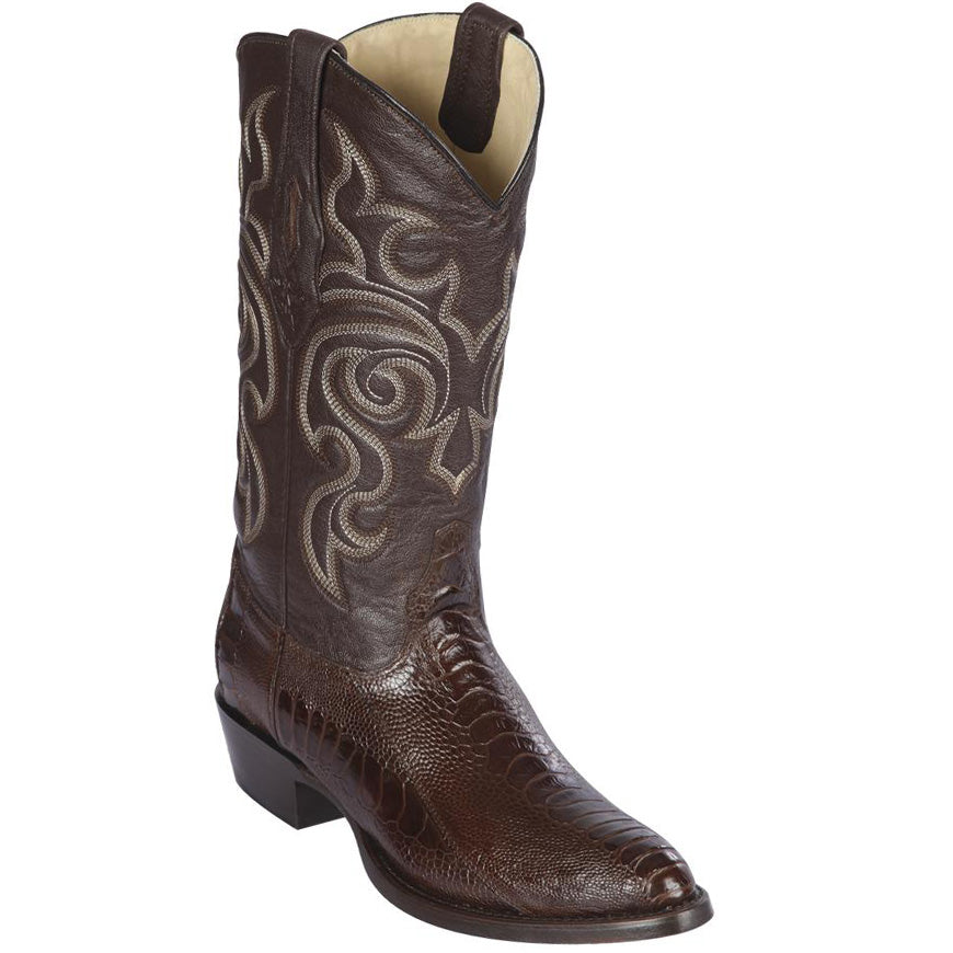 Ostrich Leg Cowboy Boots R-Toe - D