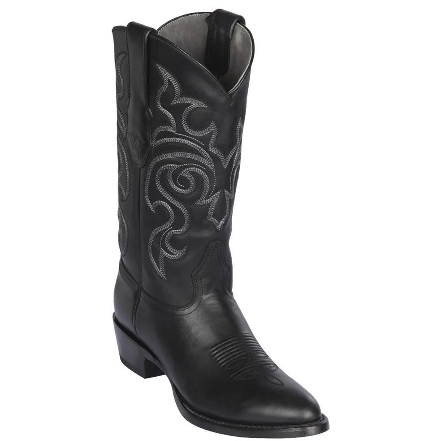 Pull On Black Cowboy Boots - D