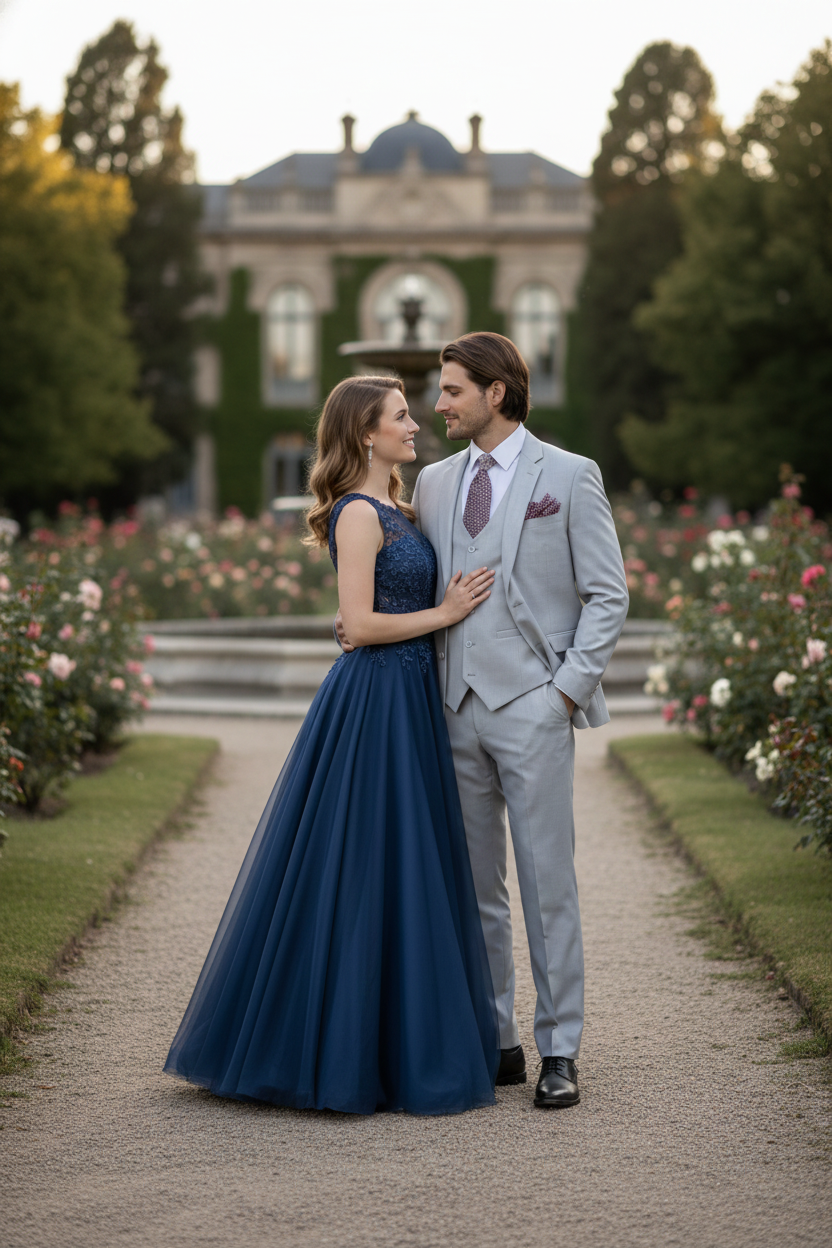 Men’s Very Light Gray Three-Piece  Wedding Suit 2 Buttons Modern or Slim Fit  Ash Bone Color Steel Grey - 34 Short or Extra Small