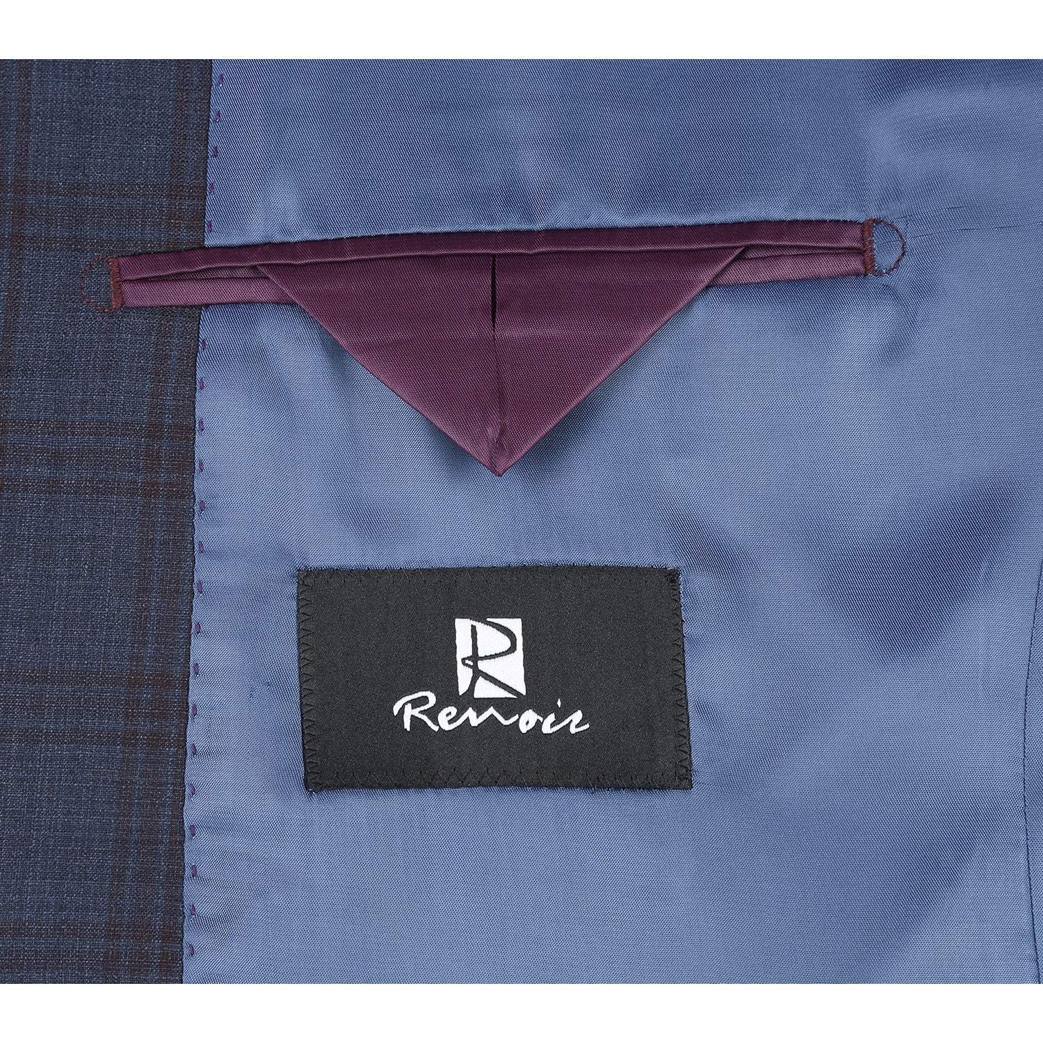 566-3 Men's Classic Fit Wool Suits - 38Lx32W