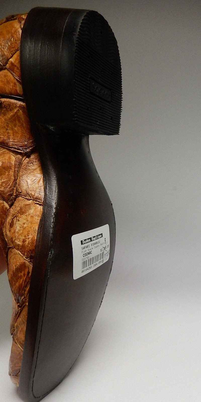 Safari Pirarucu Monster Fish Cowboy Boots - 8