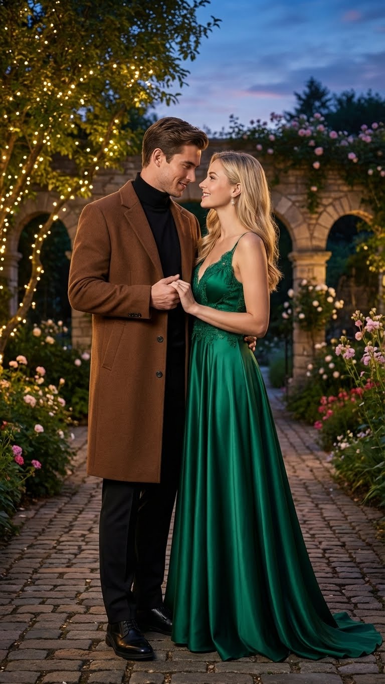 Men’s Brown Long Wool Overcoat – Topcoat Wool Carcoat Three Quarter - Coat Size 38