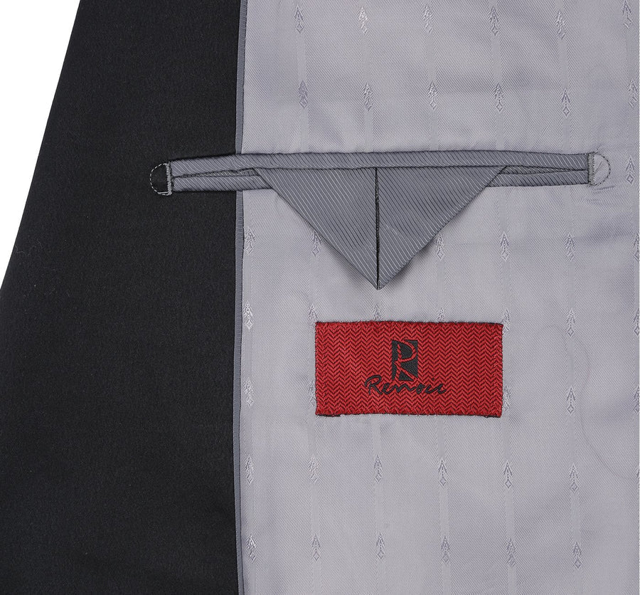 "Grey Slim Fit Shawl Collar Tuxedo - Traditional Men's Style" - 34 Short