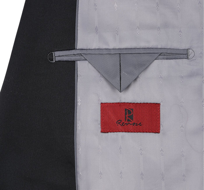 "Grey Slim Fit Shawl Collar Tuxedo - Traditional Men's Style"