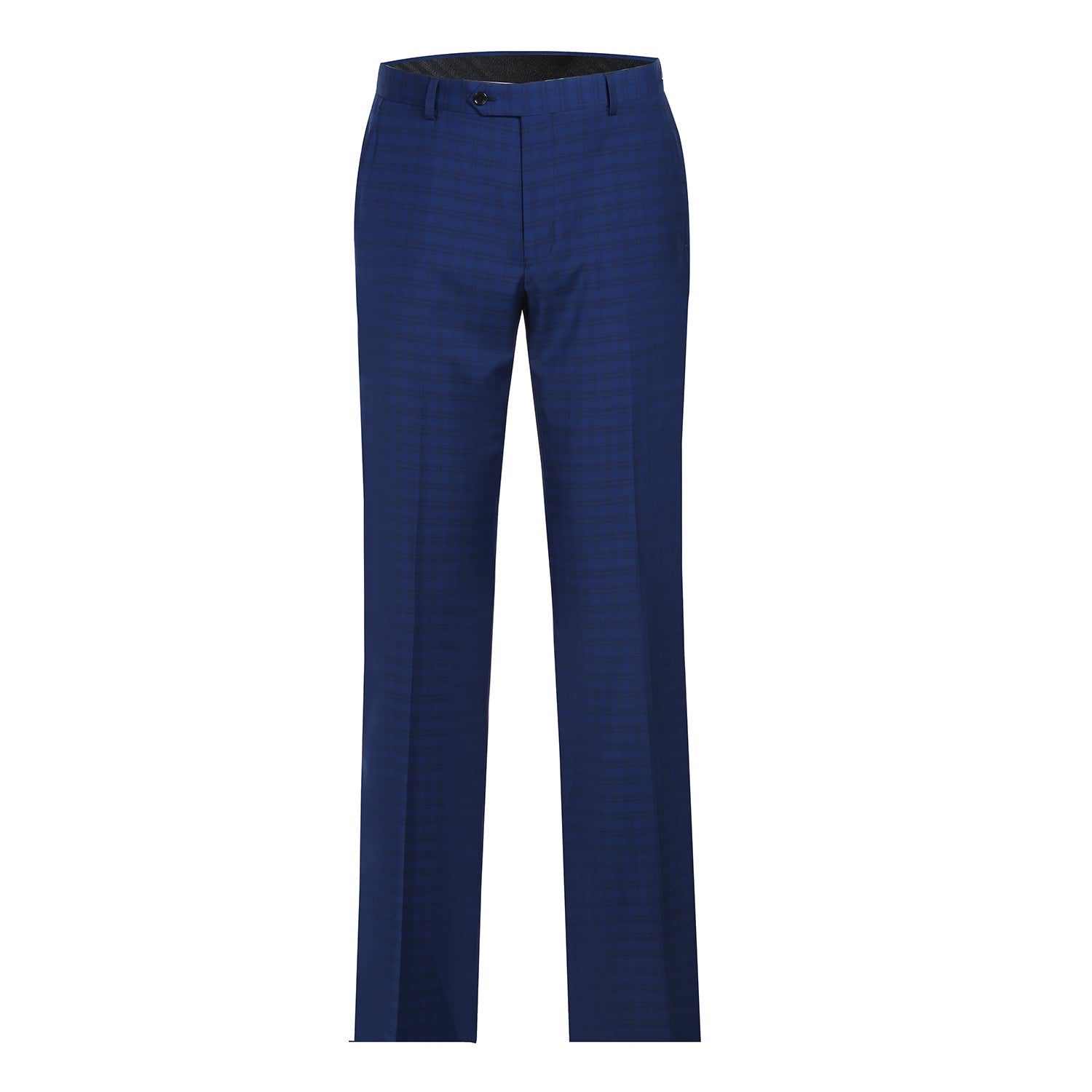 564-2 Men's Classic Fit Wool Blend Checked Suit - 38Lx32W